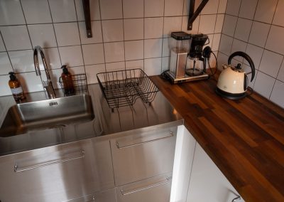 Renoverat kök efter stambyte.