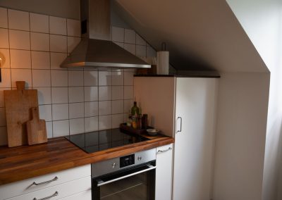 Renoverat kök efter stambyte.